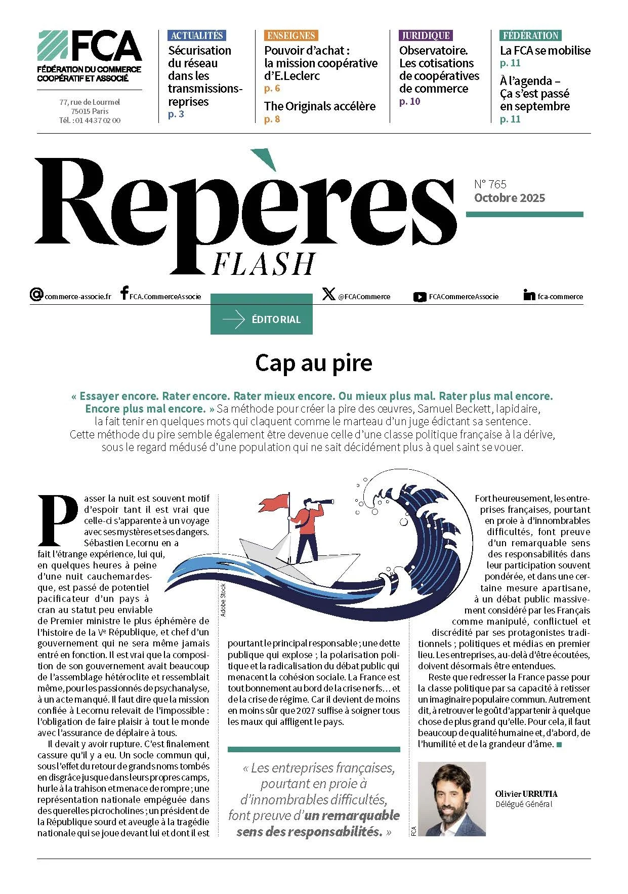 Repères Flash n°765 d'octobre 2025