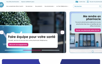 Wellpharma dévoile son nouveau site internet