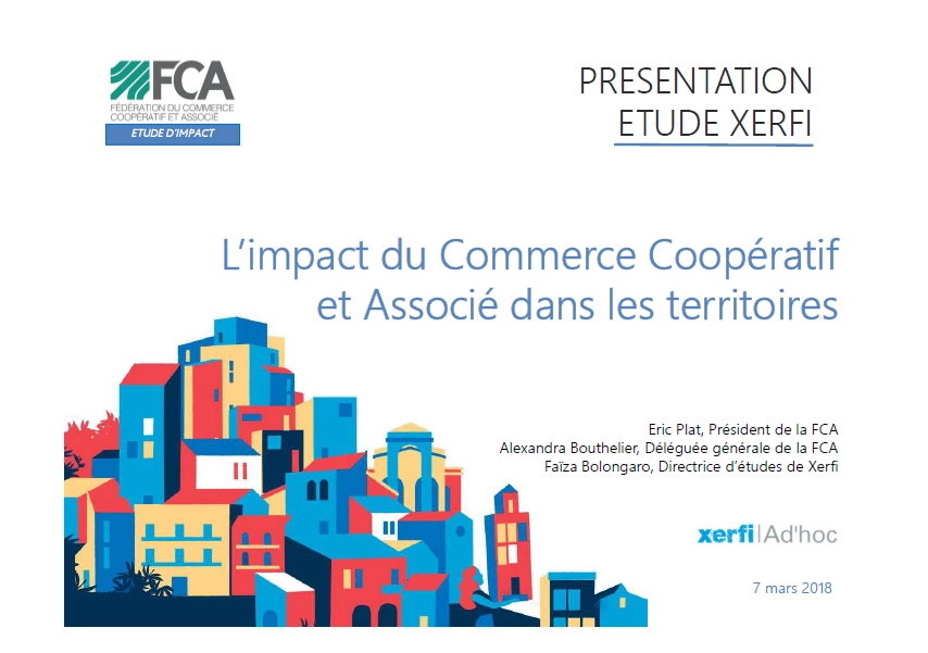 Le commerce coopératif et associé en France en 2017 – Étude Xerfi-FCA