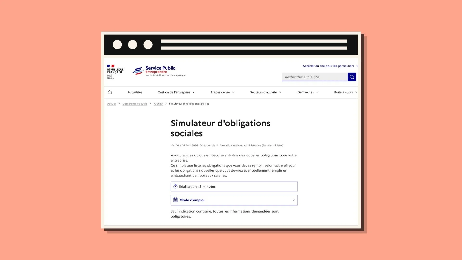 Un nouveau simulateur pour identifier facilement ses obligations sociales