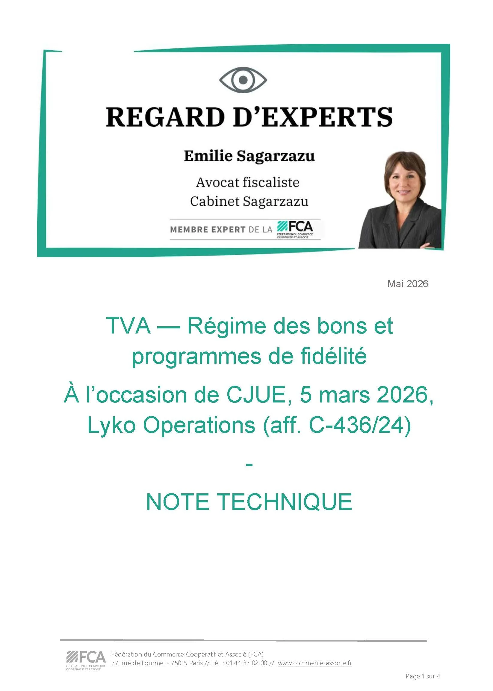 Regard d’experts | TVA – Régime des bons et programme de fidélité