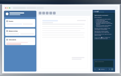 Vidi référence CRVidi, sa première solution de compte-rendu structuré