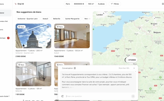 L'IA conversationnelle s'invite dans la recherche immobilière chez Orpi