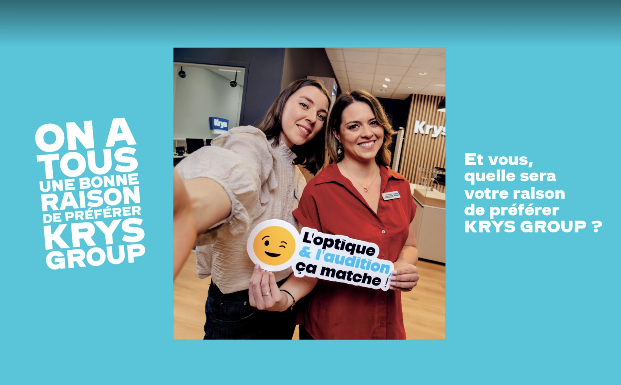 Le collectif comme meilleur argument : la nouvelle campagne employeur de Krys Group