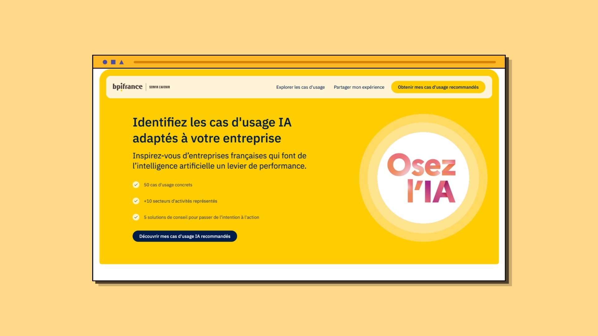 Bpifrance lance un outil gratuit pour identifier les cas d'usage de l'IA