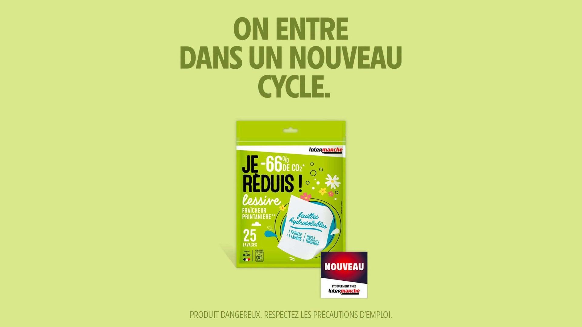 Intermarché lance une nouvelle gamme de produits à empreinte carbone réduite