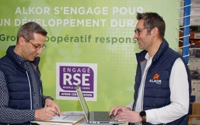 ALKOR confirme ses engagements RSE avec une nouvelle médaille d'or EcoVadis