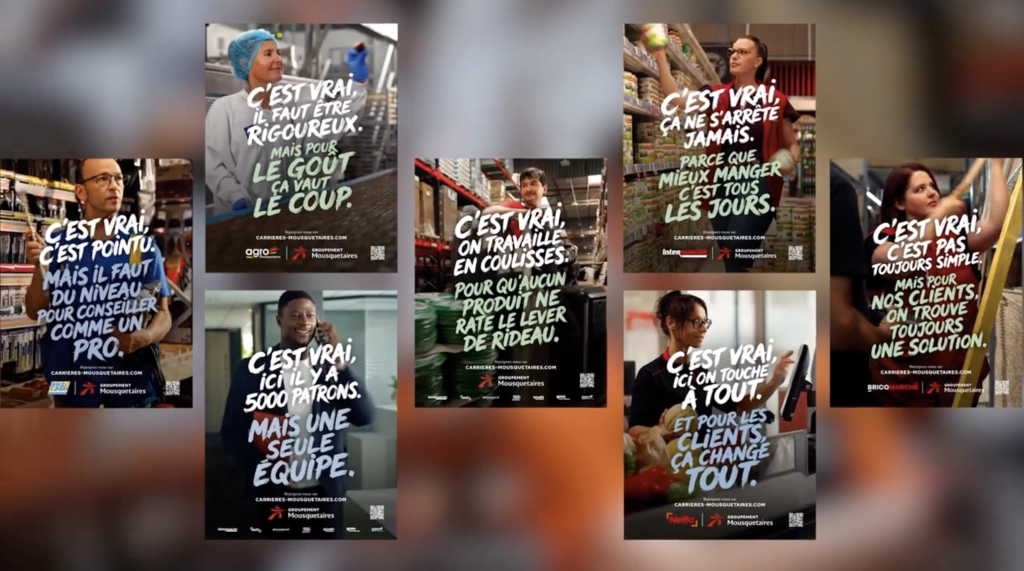 « C’est vrai » : le Groupement Mousquetaires lance sa première campagne de marque employeur